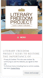 Mobile Screenshot of literaryfreedom.org